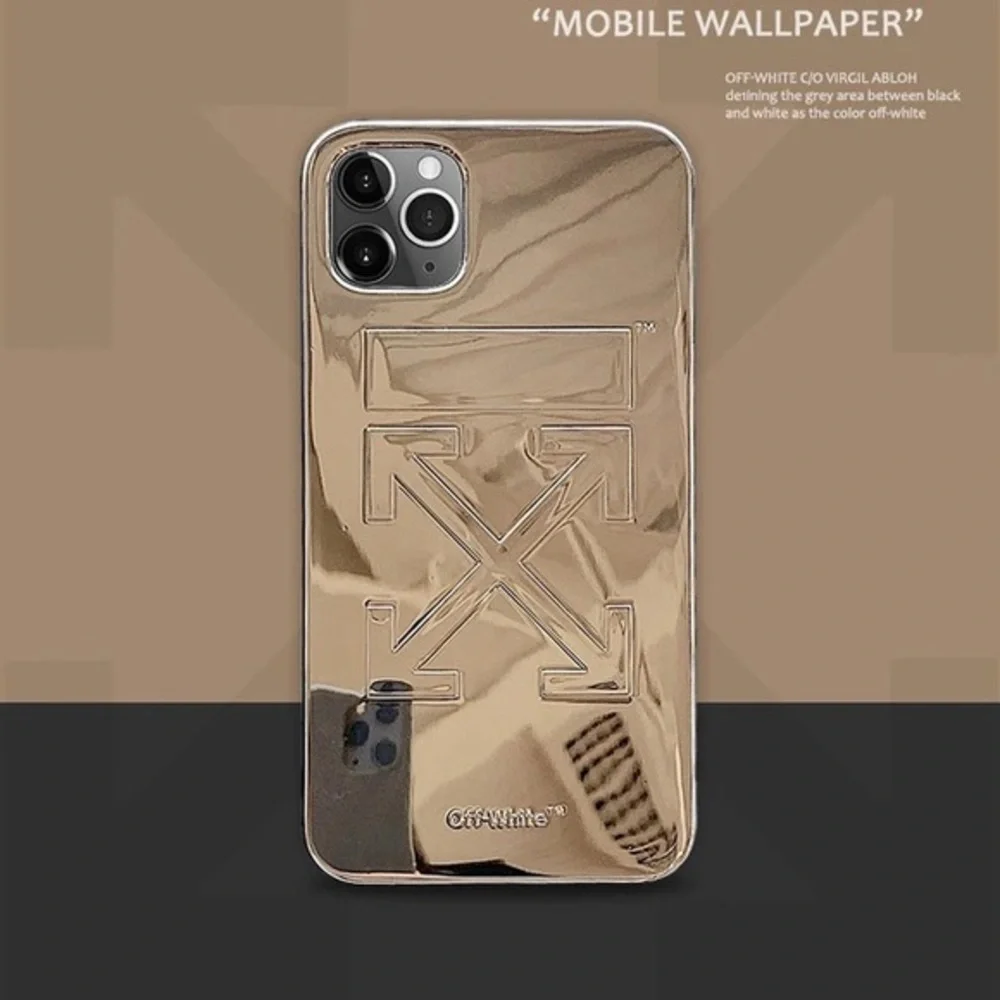 OFF WHITE' Chrome iPhone XS MAX Case
